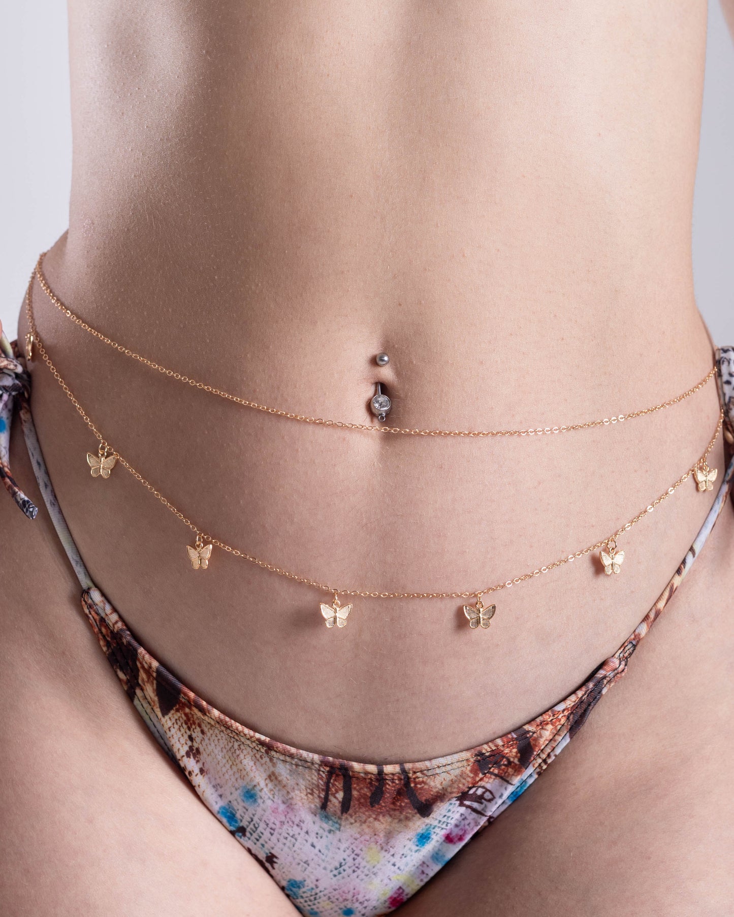 Dainty Butterfly Waist Chain