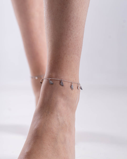 Dainty Leaf anklet