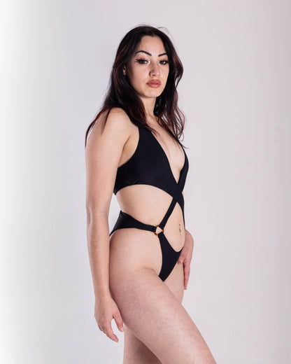 Hollow Crisscross One Piece